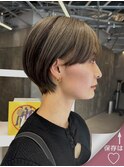 ☆ショートボブ丸みカットまとまり30代40代原宿