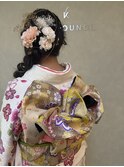 成人式編みおろしスタイル