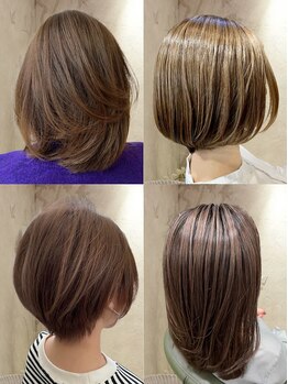 ぽつんと。美容室の写真/「白髪染めを、もっと自由に、おしゃれに」デザインカラーで、大人女性の魅力を最大限に引き出します