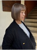 【minami】白髪を活かすカラー×BOB