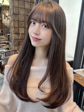 ミンクス 銀座店(MINX) ナチュラルガーリーな低めレイヤースタイル