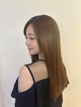 ヘアースタジオ ゼン カロン(Hair studio Zen kalon) ミルクティーベージュ/メテオストレート/20代/30代/40代/50代
