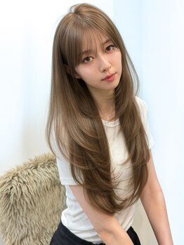 ソヨン 大宮店(SOYON)の写真/《小顔魅せ効果×結んで可愛い》顔まわりにこだわったカットで美しいフォルムに★［大宮/レイヤー/ボブ］