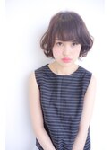 外ハネmix巻きショートボブ