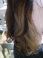 ランド(LAND)&nbsp;クリームブロンドグラデーションヘア