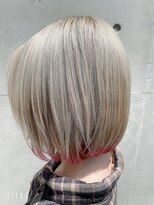 ボアップ 新居浜店(boappu)&nbsp;#ボブ #裾カラー #ハイトーン #インナー