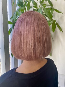 アン(Hair make un) ホワイティーピンク