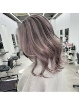 エゴル ナゴヤサカエ(ENGOL NAGOYA SAKAE)&nbsp;シャドールーツ×ラベンダーピンクグレージュ