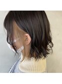 ベージュ系イヤリングカラー【三國麗奈】