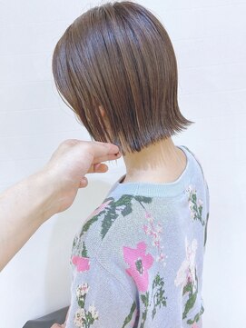 モリオフロムロンドン 松戸店(Morio from London) 【松戸　ムラマツ】ショートボブ大人かわいいツヤベージュ