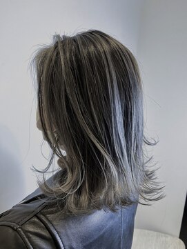 アグ ヘアー ムキシツ 国分寺店(Agu hair mukisitu) 【担当者:関佳祐】ホワイトバレイヤージュ