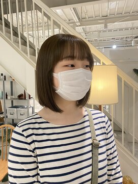 グリーン(green) リナ  ダブルカラーでオリーブブラウン