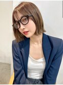 切りっぱなしボブ