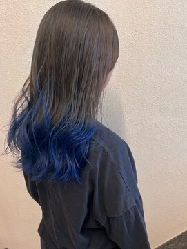 ヘアーアンドメイク シーク 吉祥寺(HAIR&MAKE SeeK) 【seek吉祥寺】ブリーチあり『ブルーグラデーション』
