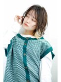 インナーカラーボブ/ケアブリーチ/韓国/10代/20代