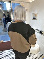 コス(KOS)&nbsp;ケアブリーチ/ダブルカラー/ボブ/ケアブリーチ/デザインカラー