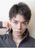 爽やかツーブロック【ナチュラルアップバングショート】