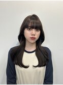 【韓国ヘア】【ワンホンヘア】【レイヤーカット】