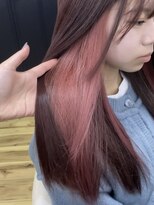 ラグナ(LAGUNA)&nbsp;【インナーカラー/ピンク/コーラルピンク/ロング/10代】