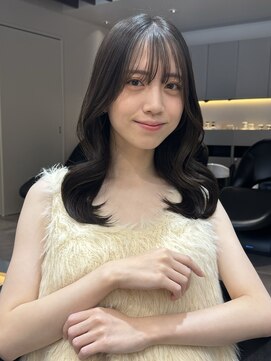 ロンド ロワール 門前仲町(Lond Loire) 韓国レイヤーカット/くびれ巻き/前髪顔周り/セミディ[門前仲町]