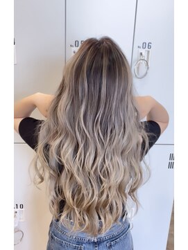 フク ヘアーワークス バイ フェニーチェ(fuku hair works by FENICE) バレイヤージュ