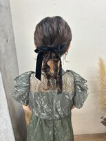 エフバイラブランシュ 大宮東口店(ef by La Blanche)&nbsp;箔付きタイトヘアアレンジ/大宮東口タイトヘアアレンジ