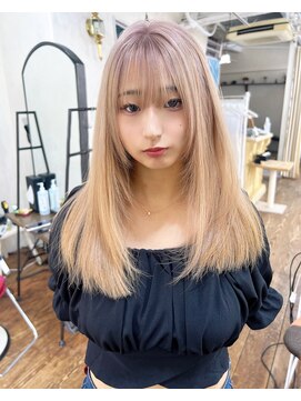 アンメリーアン(Ann merry ann) 20代30代大人美人小顔ブリーチなし韓国ヘアアッシュブラック