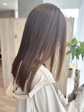 セイドット オモテサンドウ(Say. omotesando) say.こなれミディ前髪イメチェンミルクティーベージュハイライト