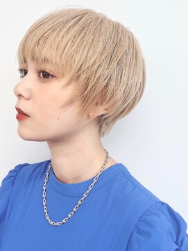 セイドット フクオカ(Say.FUKUOKA) 【Say.福岡】ショート×ミルクティーベージュ×ケアブリーチ