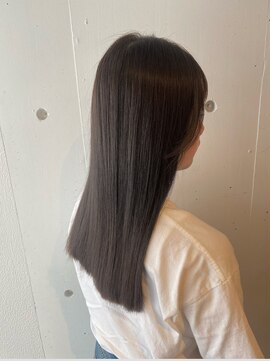 ツイギー 千舟店(TWiGGY) ショコラブラウン切りっぱなしロング