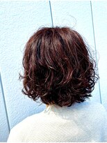 フォルビチーナ ドゥエ(FORBICINA DUE)&nbsp;レッドオレンジの大きめスパイラルパーマ