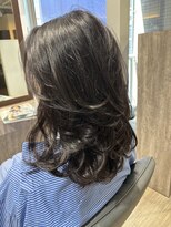 パーチェヘアー(pace hair)&nbsp;ブルーブラックカラー、レイヤー
