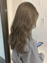 リト(riTo) くびれヘアアプリコットオレンジ夏ハイライトカラー