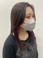 リノアバイフェリア(LINO’A by felia)&nbsp;チェリーレッド☆さりげなく可愛いインナーカラー10代20代