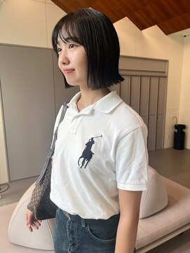 ローレンアオ(LOREN AO) くびれヘア/アプリコットオレンジ/夏のヘアアレンジ/矢場町