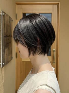 ミュー(miyuu) ショートボブ/ショートカット/ボブ/くびれ/髪質改善