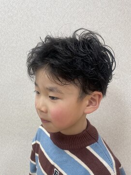 美容室オルセー キッズパーマ