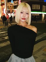 キオクエコ(KIOX eko) ハイトーンボブ/エフェクトブリーチ/リタッチ/髪質改善