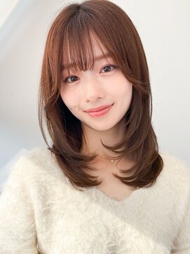 アンジュール(UNJOUR.) 20代30代髪質改善カラー韓国風レイヤーカット小顔ヘア