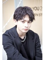 ヴェイン 渋谷(vain)&nbsp;無造作髪型ショート渋谷パーマメンズ