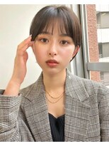 ベル 銀座5丁目店(Belle) 好感度抜群!シースルーバング&サイドバングの小顔ショート