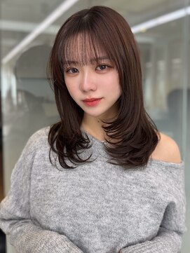 ソラ 広尾店(SORA) ミディアムレイヤー/内巻き