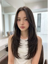 ブロウ ネックス ザ サロン 表参道(VLOW nex the salon)&nbsp;ロングレイヤー 表参道 韓国【韓国vlow style＃６】