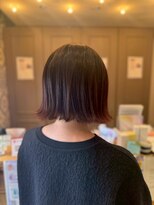 グッドネイバーズ 水戸赤塚(GOOD NEIGHBORS)&nbsp;外ハネレイヤーボブ×チェリーブラウン
