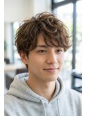 流行 モテ髪 イケメン 束感 ナチュラルスマート爽やか刈り上げ