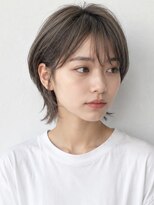 ヘイ 松本店(HEY) 【HEY 松本】ショートウルフ×グレージュ×耳掛け