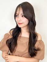 ラフィス ヘアーピュール 梅田茶屋町店(La fith hair pur)&nbsp;【La fith】韓国風ロング×ゆるふわヘア×ビターモカベージュ