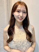 アンニュ(annuy)&nbsp;顔周りカット ベージュカラー 髪質改善　韓国ヘア 艶髪