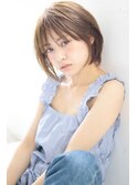 【THEATER】☆シンプルポリッシュショートボブ☆