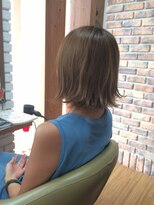 スターベリーズ ヘアデザイン(star beleiz)&nbsp;切りっぱなしボブカラースタイル